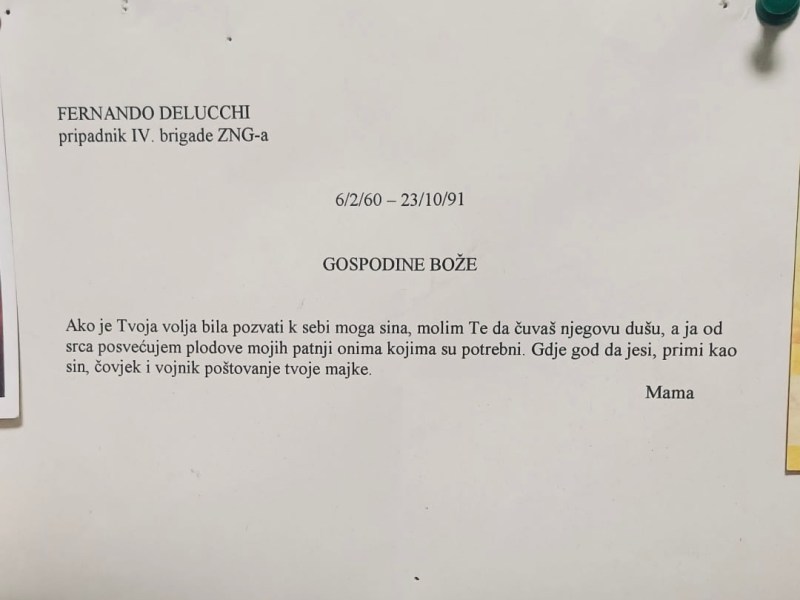 Si fue Tu voluntad llamar junto a Ti a mi hijo